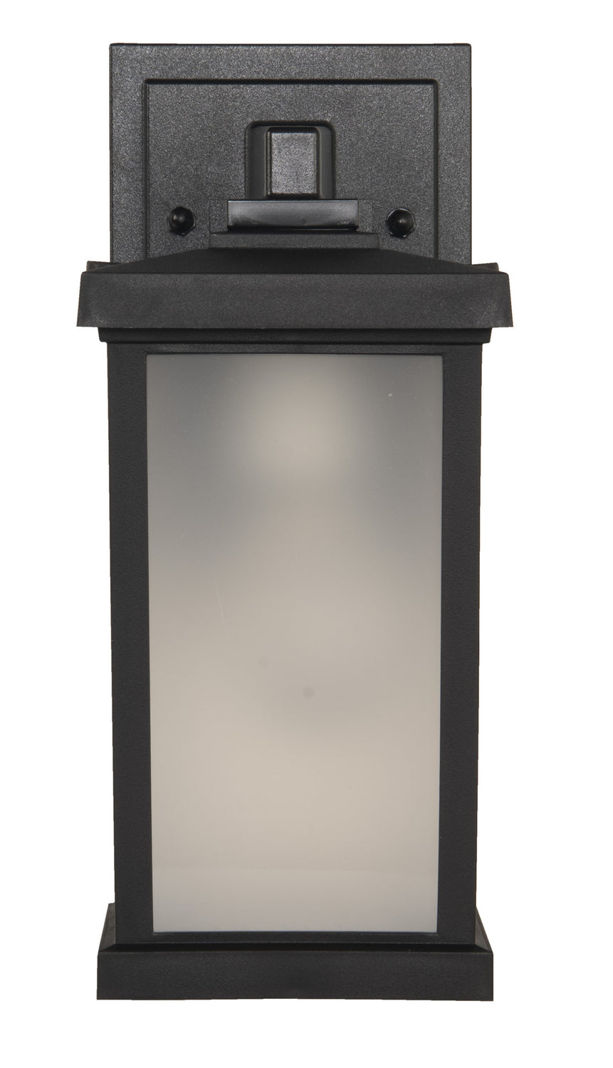 Resilience Lanterns One Light Outdoor Wall Lantern in Textured Black