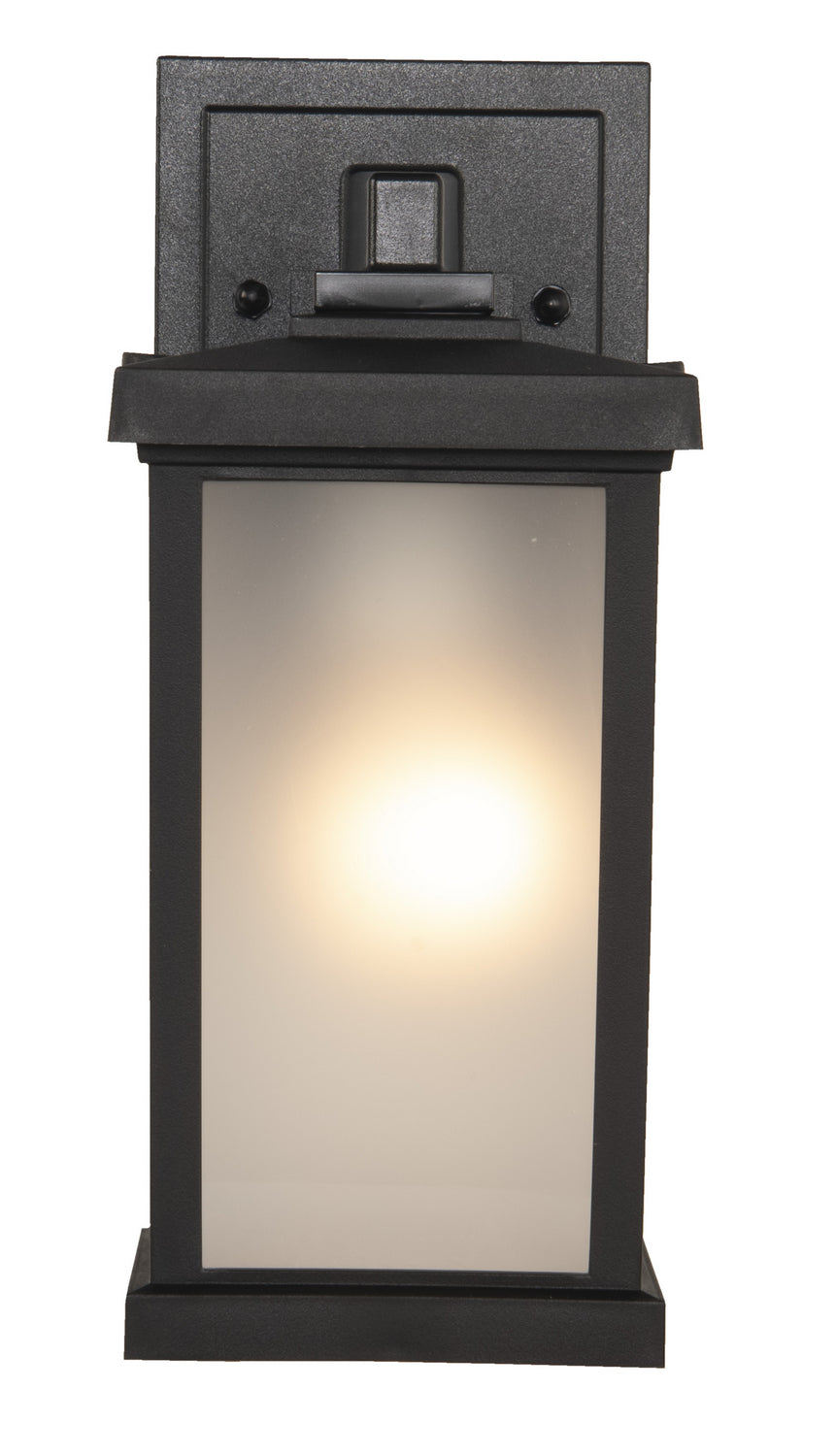 Resilience Lanterns One Light Outdoor Wall Lantern in Textured Black