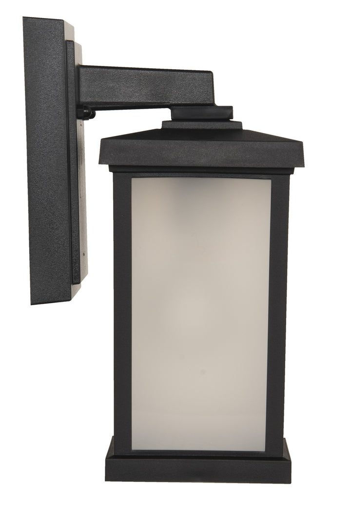 Resilience Lanterns One Light Outdoor Wall Lantern in Textured Black