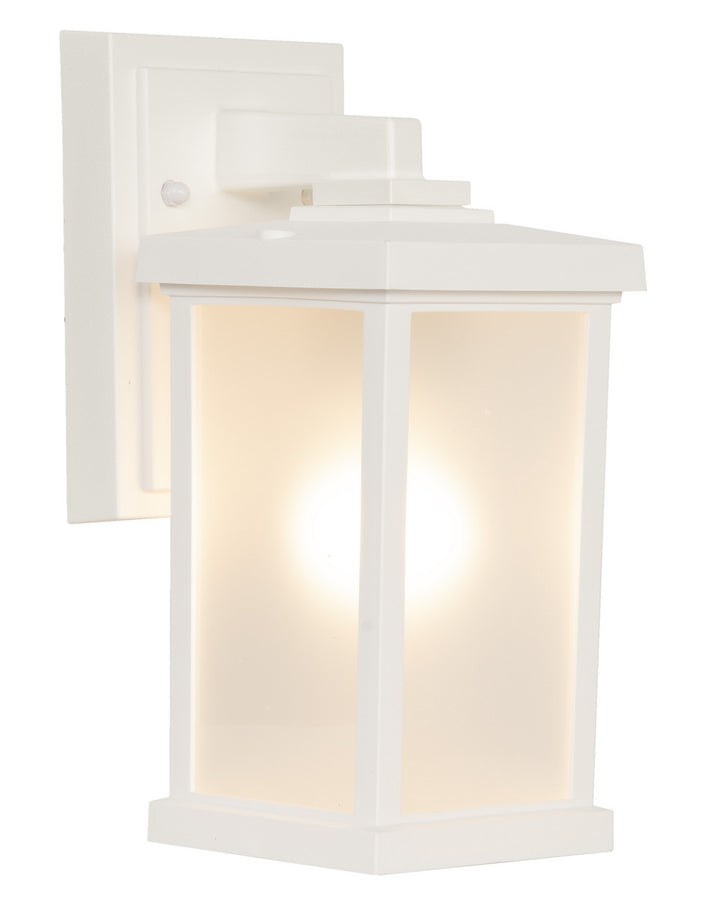 Resilience Lanterns One Light Outdoor Wall Lantern in Textured White