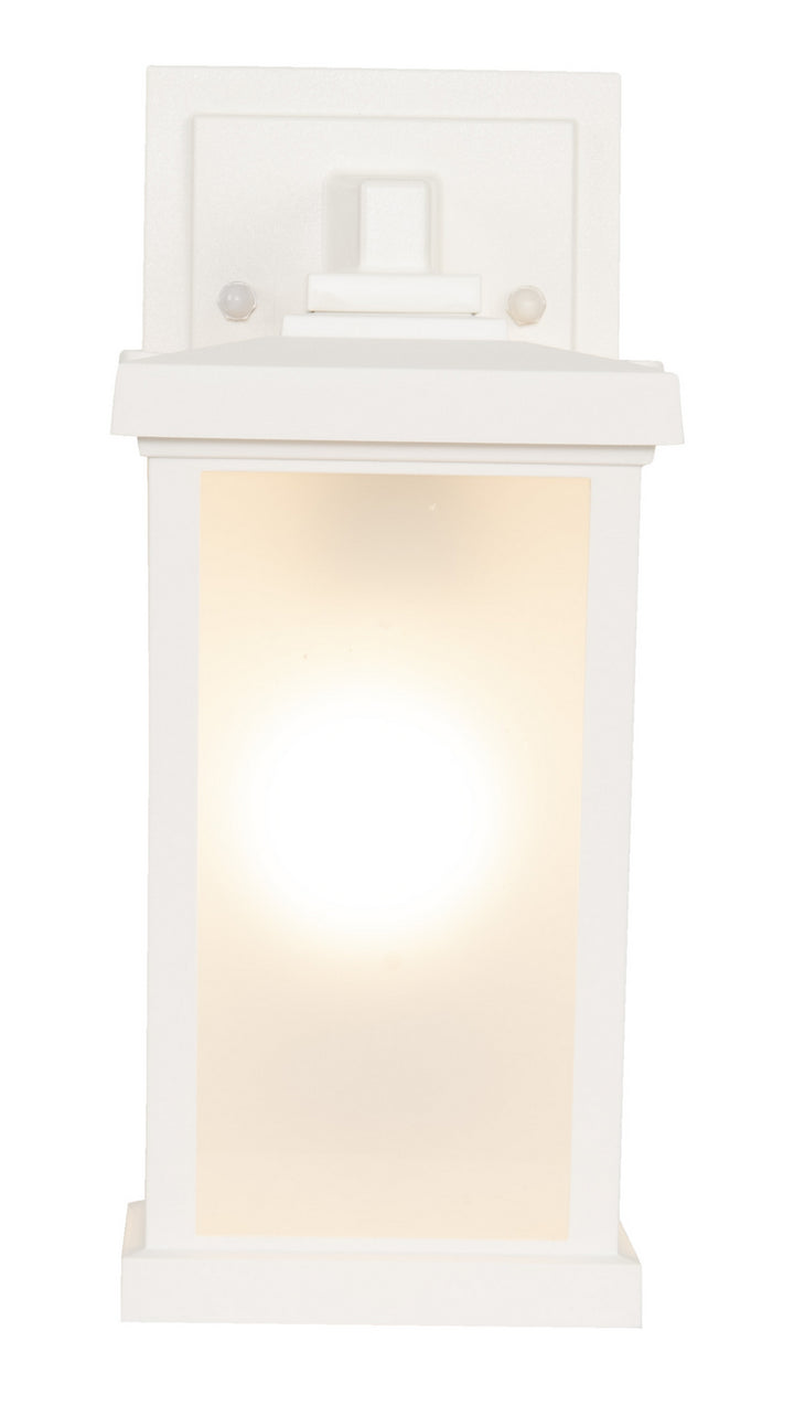 Resilience Lanterns One Light Outdoor Wall Lantern in Textured White