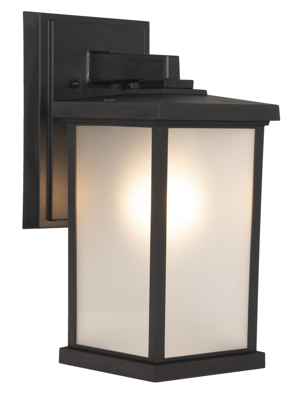 Resilience Lanterns One Light Outdoor Wall Lantern in Textured Black