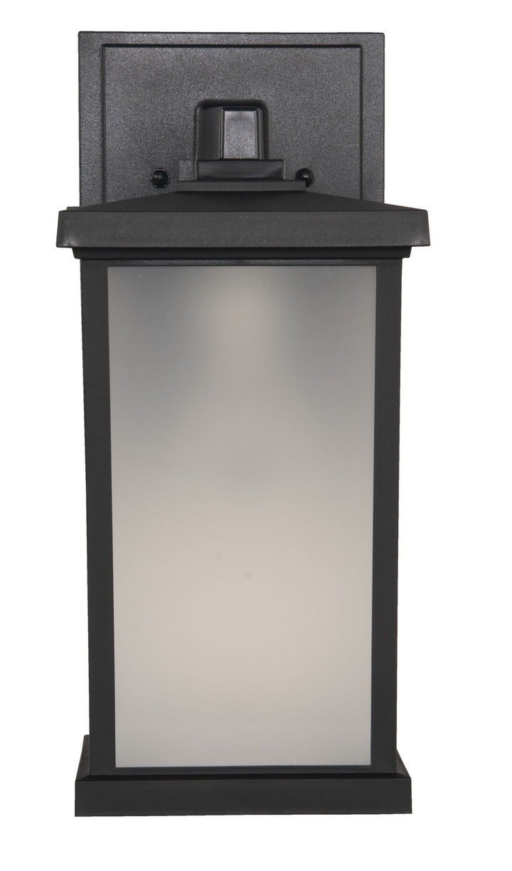 Resilience Lanterns One Light Outdoor Wall Lantern in Textured Black