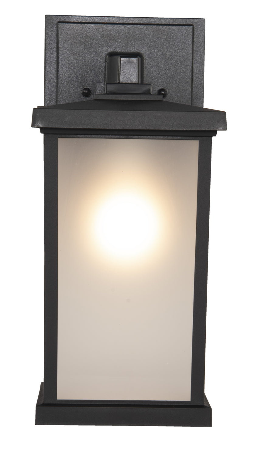 Resilience Lanterns One Light Outdoor Wall Lantern in Textured Black