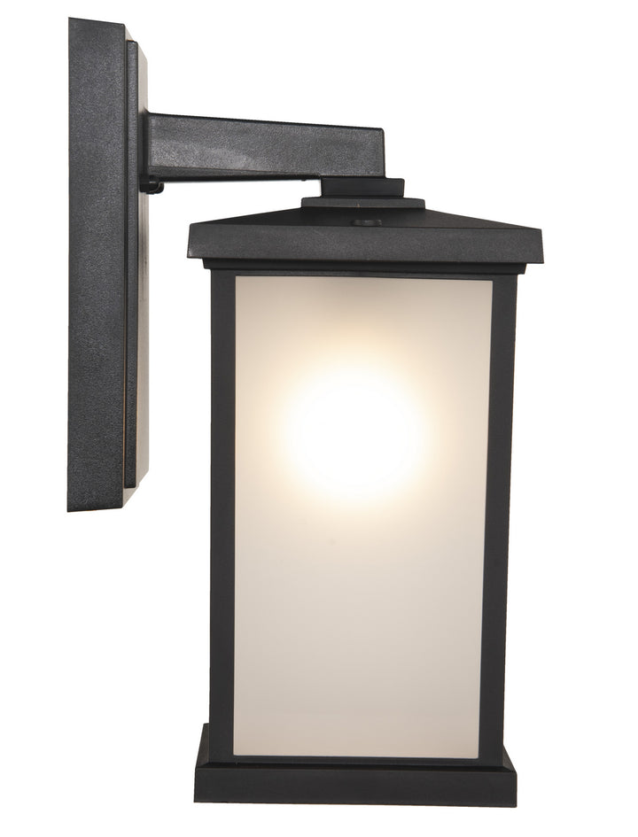 Resilience Lanterns One Light Outdoor Wall Lantern in Textured Black