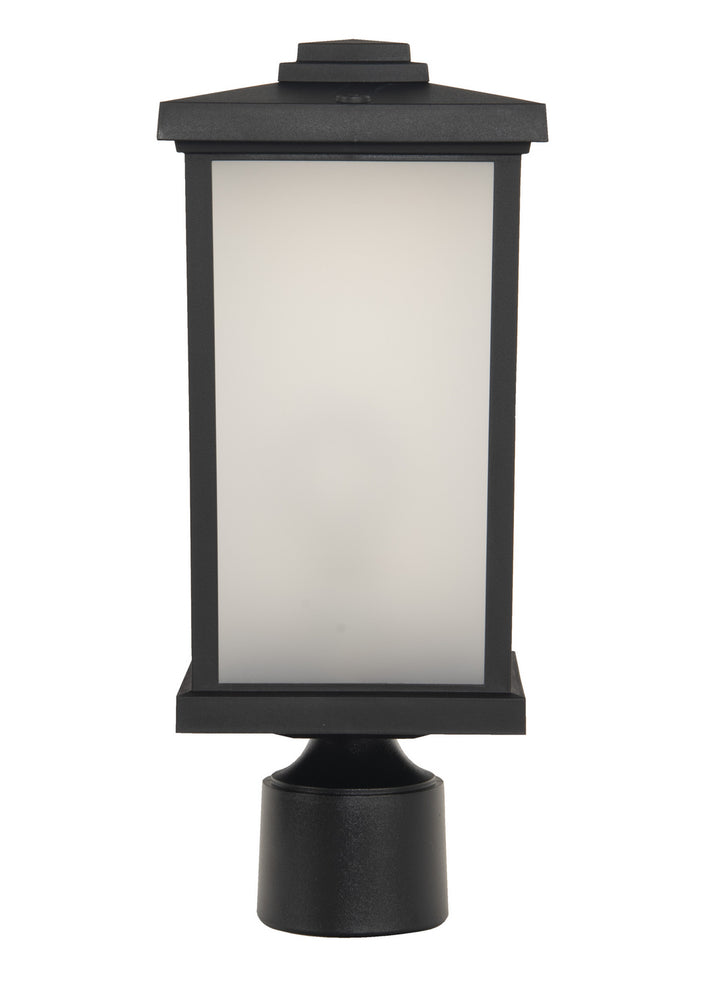 Resilience Lanterns One Light Post Mount in Textured Black