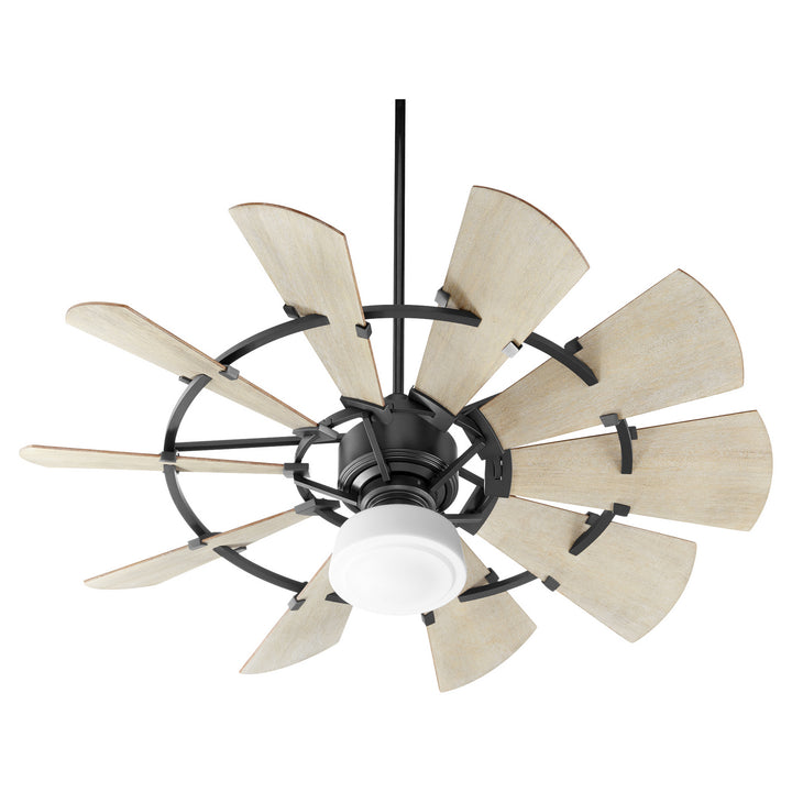 Quorum Windmill Indoor DC Farmhouse Ceiling Fan with Remote