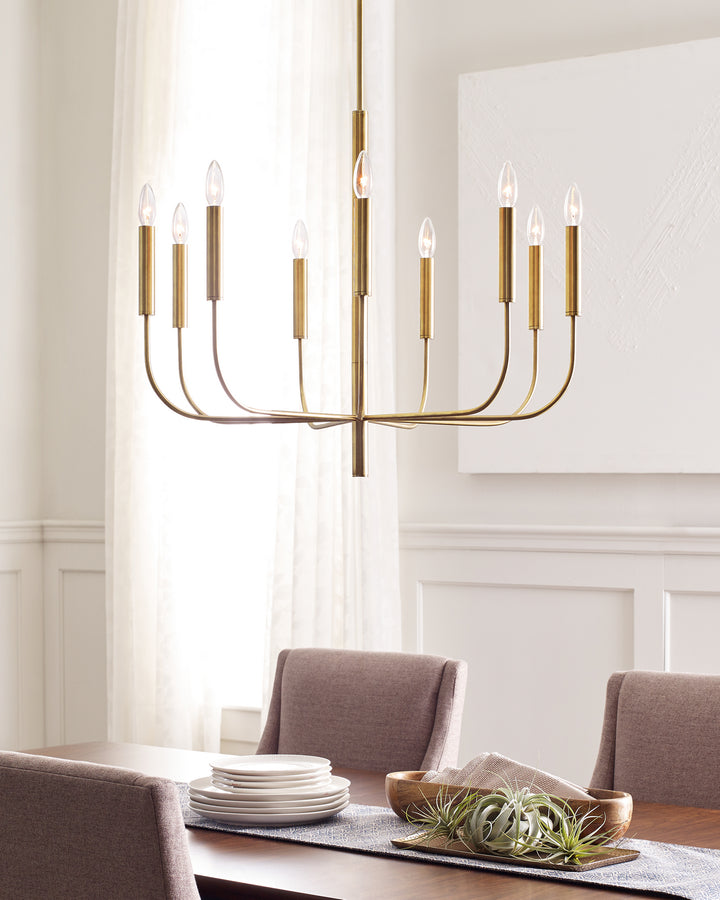 Visual Comfort Studio Nine Light Chandelier