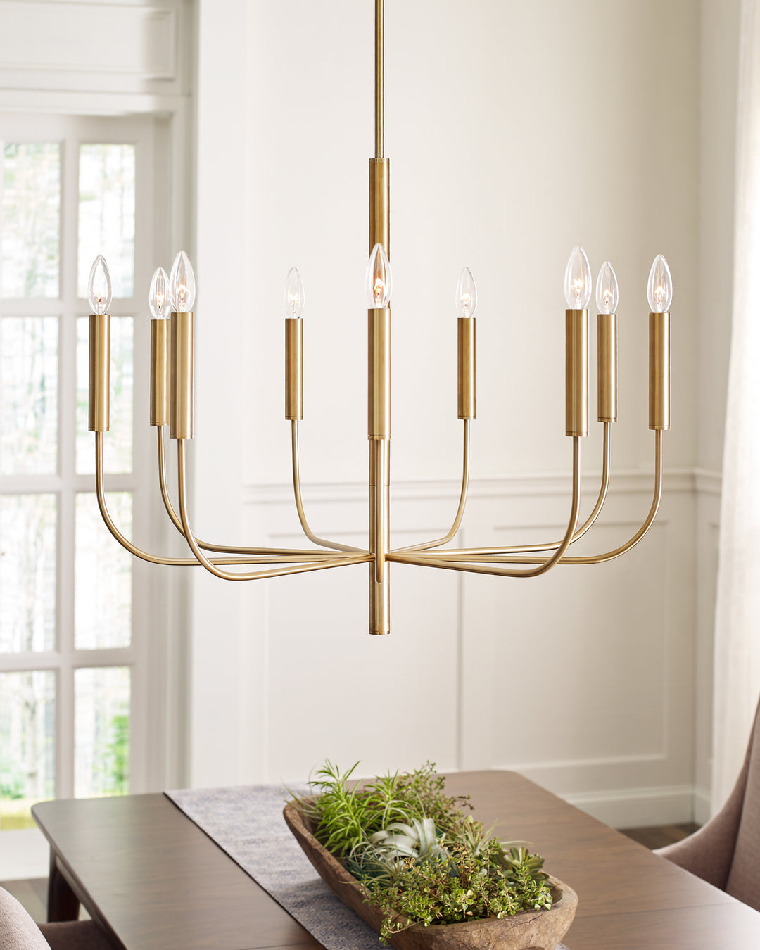 Visual Comfort Studio Nine Light Chandelier