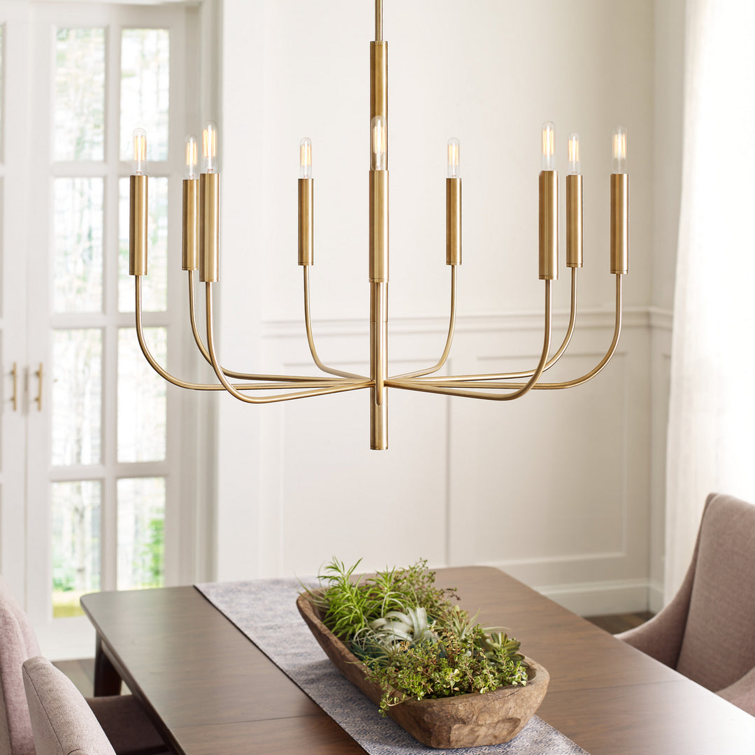 Visual Comfort Studio Nine Light Chandelier