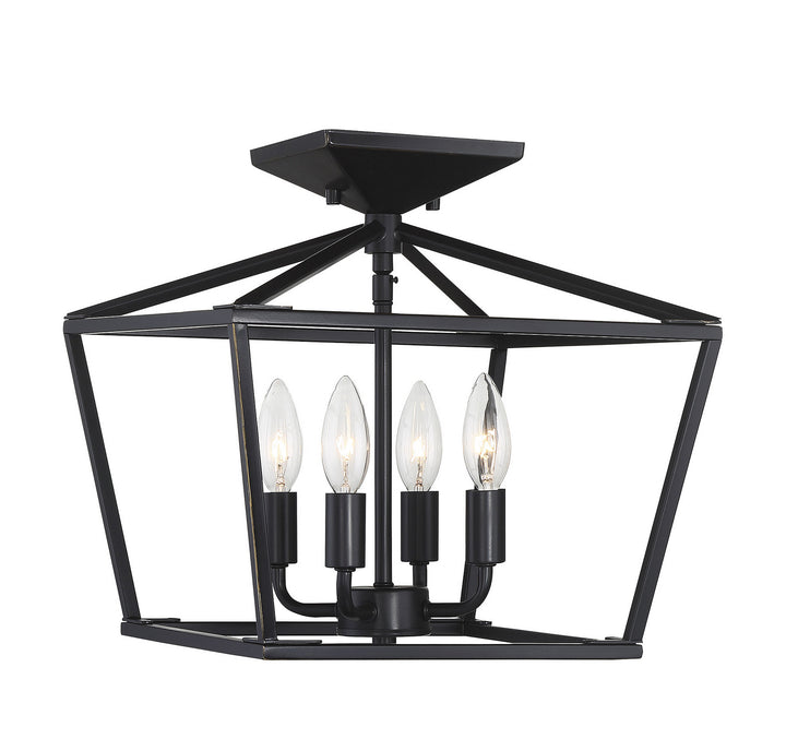 Savoy House Townsend Four Light Semi-Flush Mount