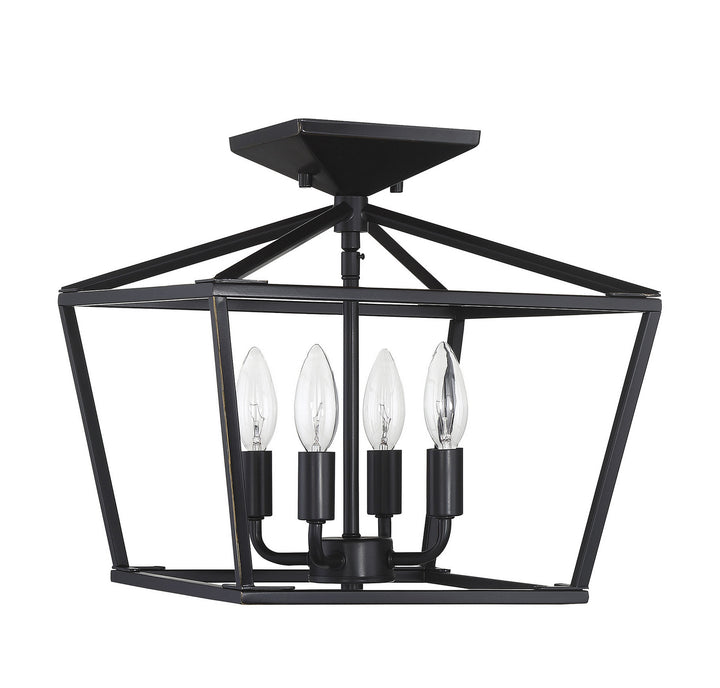 Savoy House Townsend Four Light Semi-Flush Mount