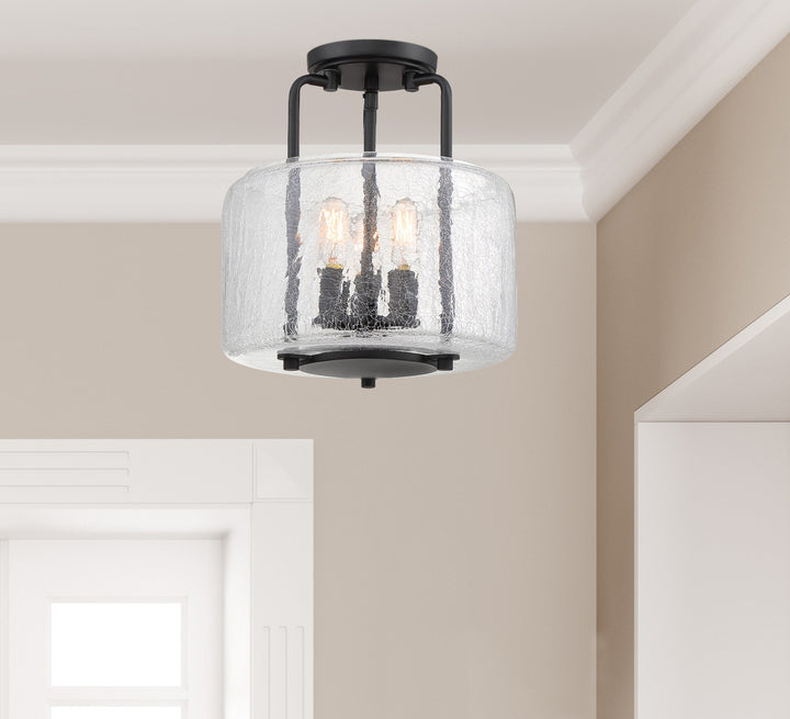 Savoy House Avalon Three Light Semi-Flush Mount