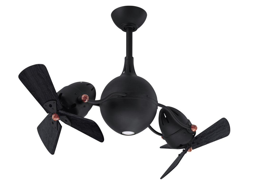 Matthews Fan Company Acqua 38" Indoor/Outdoor LED Rotational Ceiling Fan with Remote