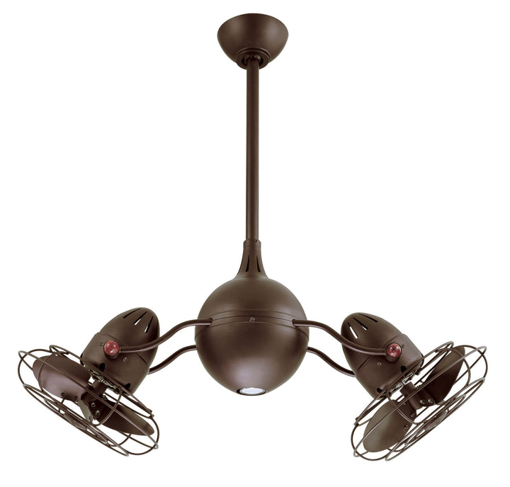 Matthews Fan Company Acqua 38" Indoor/Outdoor LED Rotational Ceiling Fan with Remote