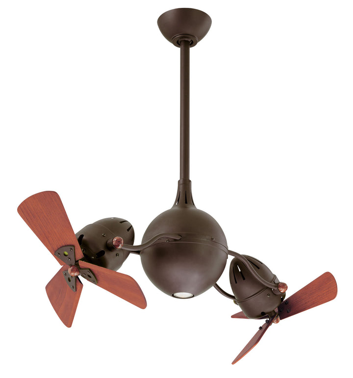 Matthews Fan Company Acqua 38" Indoor/Outdoor LED Rotational Ceiling Fan with Remote