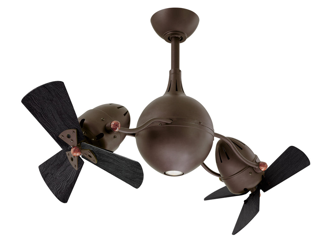 Matthews Fan Company Acqua 38" Indoor/Outdoor LED Rotational Ceiling Fan with Remote