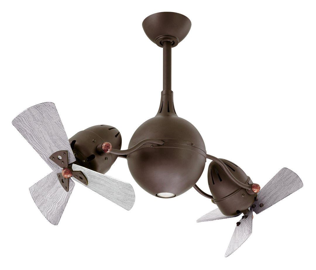 Matthews Fan Company Acqua 38" Indoor/Outdoor LED Rotational Ceiling Fan with Remote