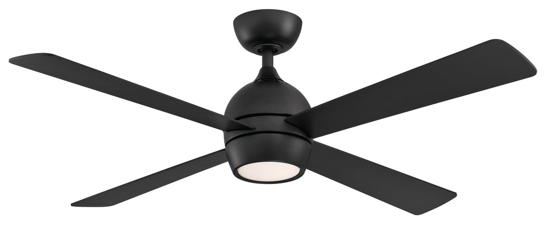 Fanimation Kwad 52" AC Motor Ceiling Fan with 18W LED Light and Remote Control