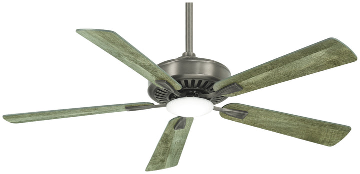 Minka Aire Contractor 52" Ceiling Fan with 16W Dimmable LED Light and Remote Control