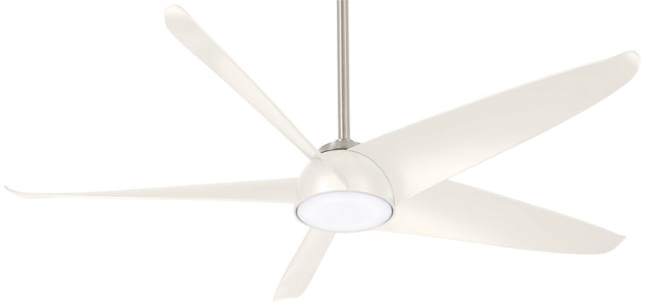 Minka Aire Ellipse 60" DC Ceiling Fan with 20W LED Light and 6 Speed Remote Control