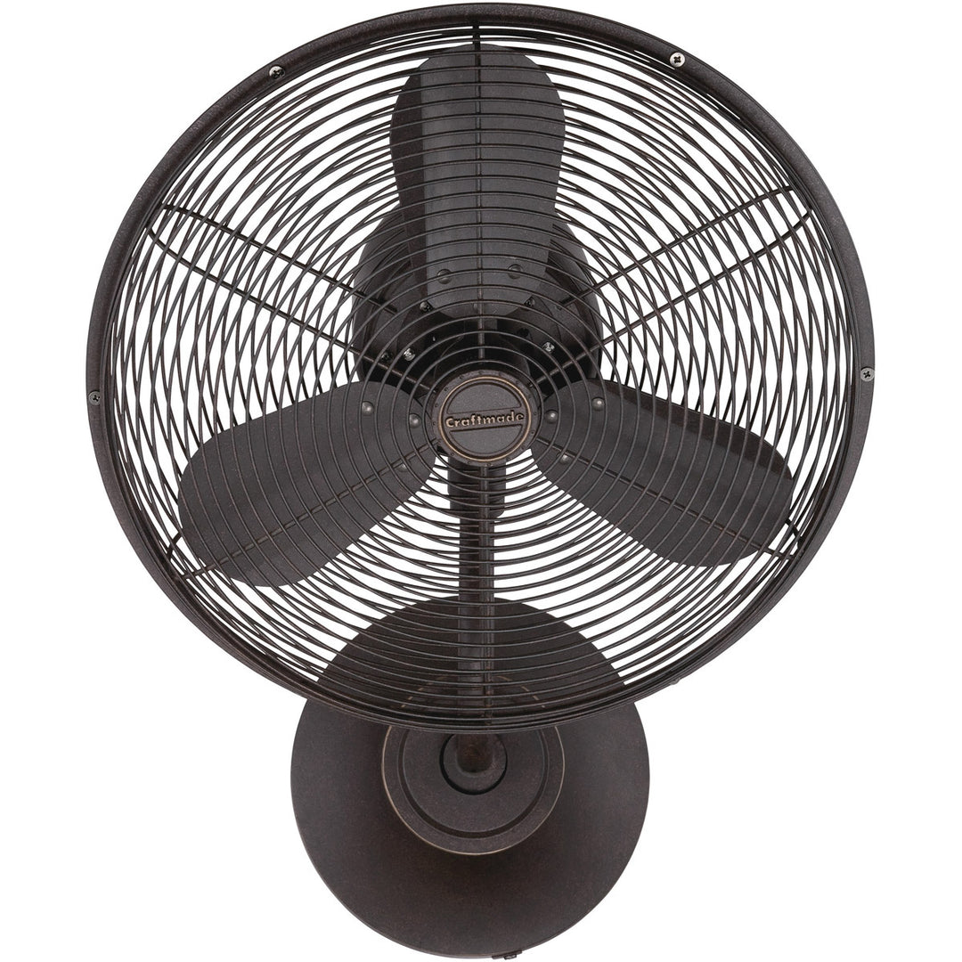 Craftmade Bellows I Hard wired 16" Oscillating Wall Fan