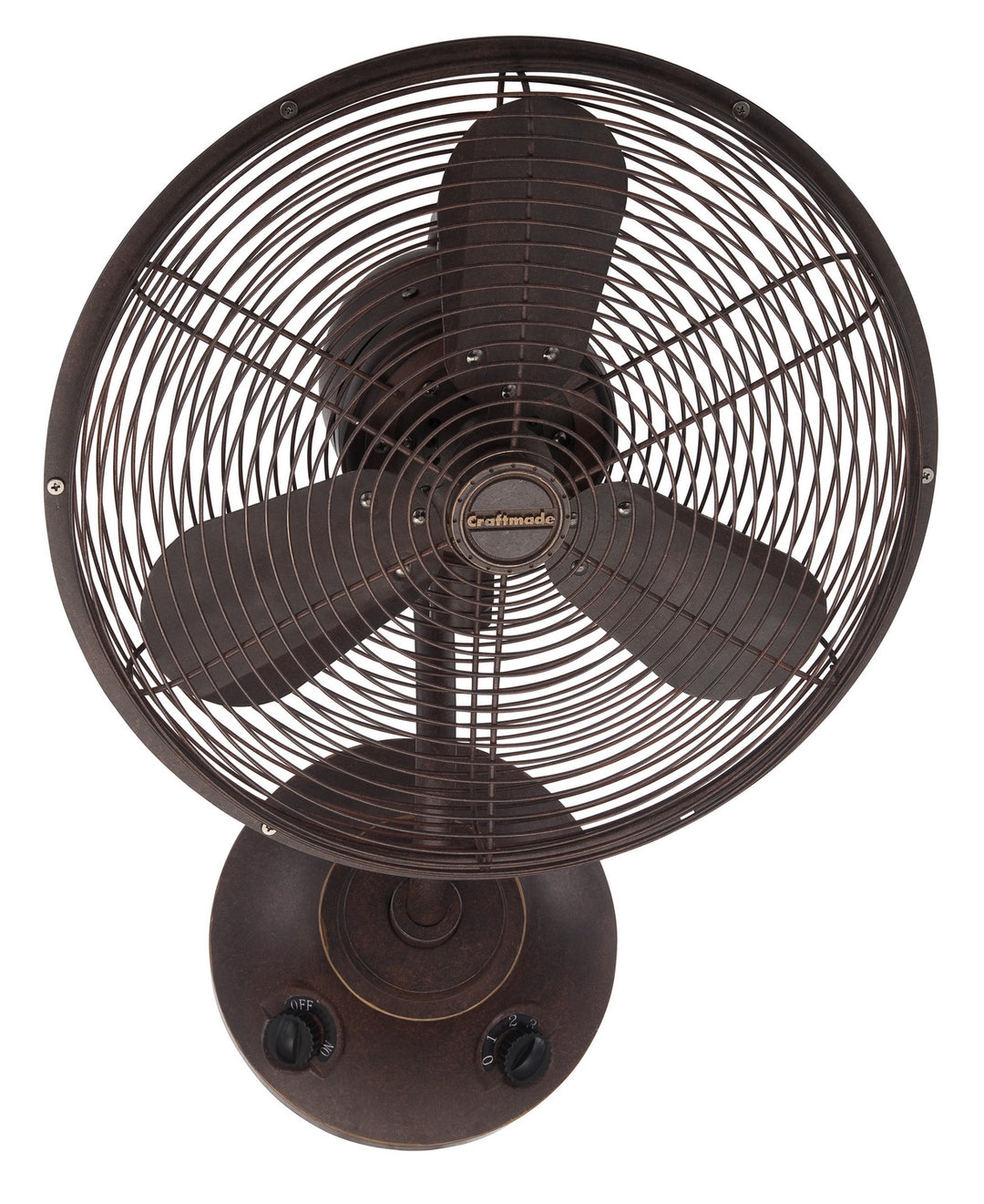 Craftmade Bellows I 16" Indoor/Outdoor Oscillating Wall Fan