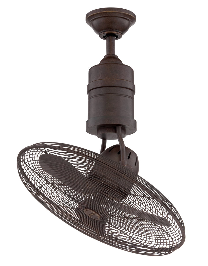 Craftmade Bellows III 21" Rotating Ceiling Fan with Wall Control and Remote