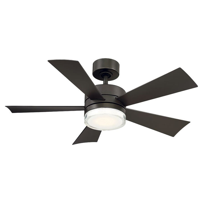 Modern Forms Fans Wynd Smart Outdoor DC Ceiling Fan with 19.5W CCT LED and Remote Control