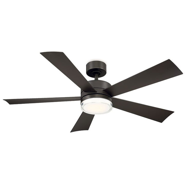 Modern Forms Fans Wynd Smart Outdoor DC Ceiling Fan with 19.5W CCT LED and Remote Control