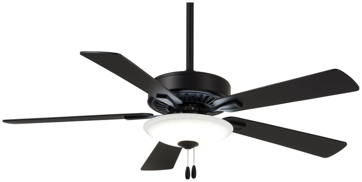 Minka Aire Contractor 52" Ceiling Fan With 26W Dimmable LED Light and Remote Control