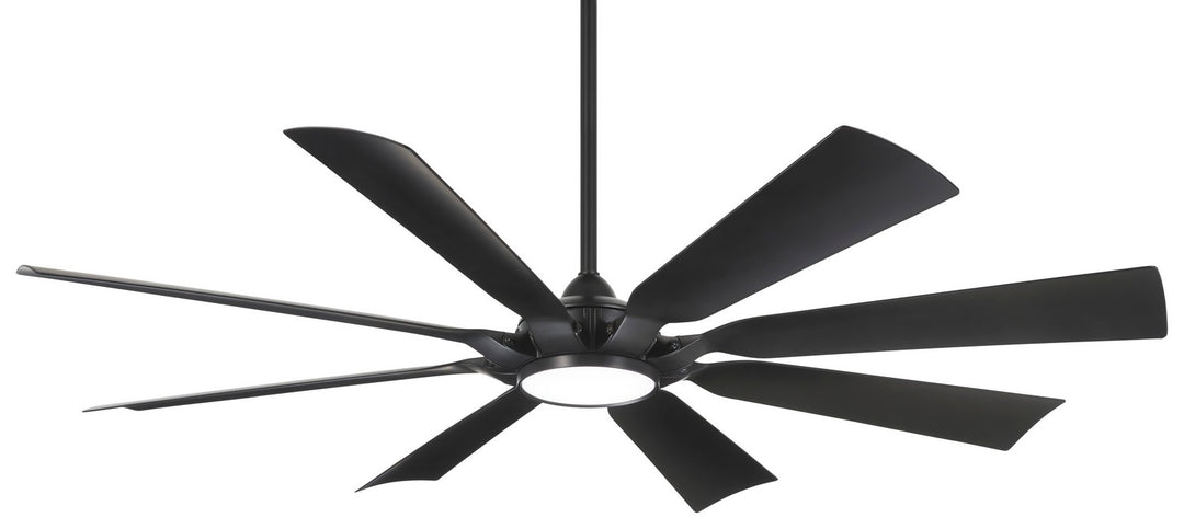 Minka Aire Future 65" Outdoor DC Ceiling Fan with 30W LED Light and 6 Speed Remote Control