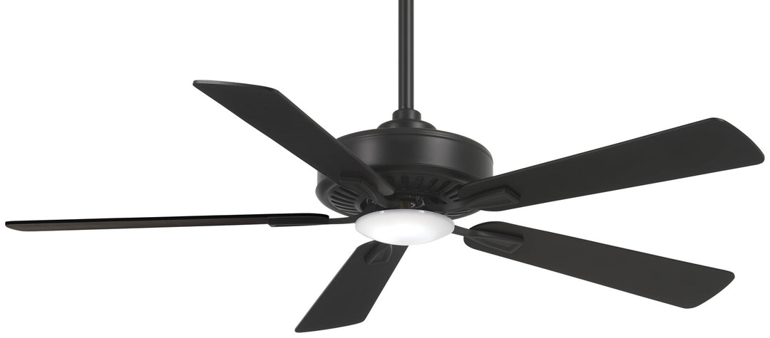 Minka Aire Contractor 52" Ceiling Fan with 16W Dimmable LED Light and Remote Control