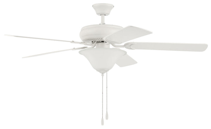Craftmade Decorator's Choice 52" Pull Chain Ceiling Fan with Dimmable LED Light