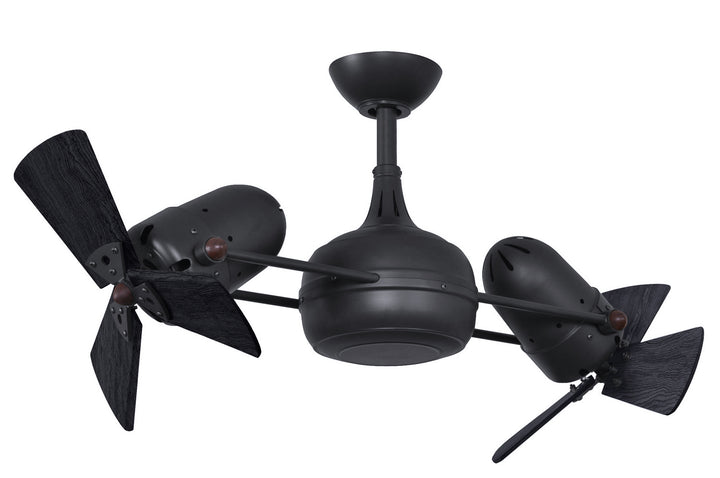 Matthews Fan Company Dagny Indoor/Outdoor Rotational Ceiling Fan with Remote