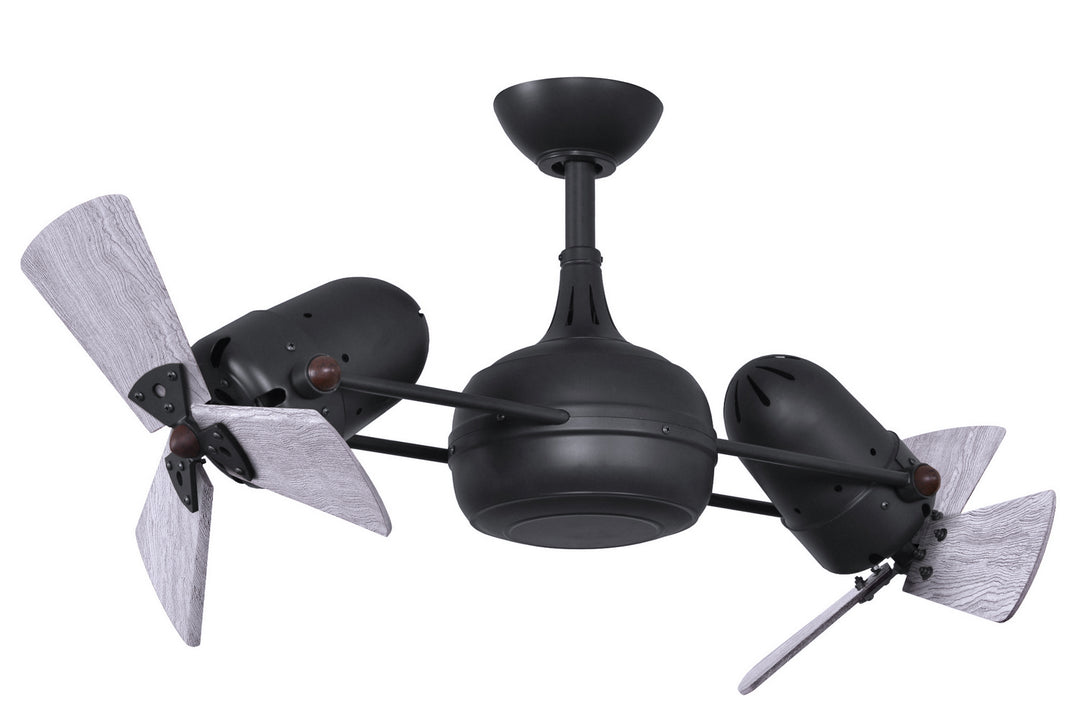 Matthews Fan Company Dagny Indoor/Outdoor Rotational Ceiling Fan with Remote