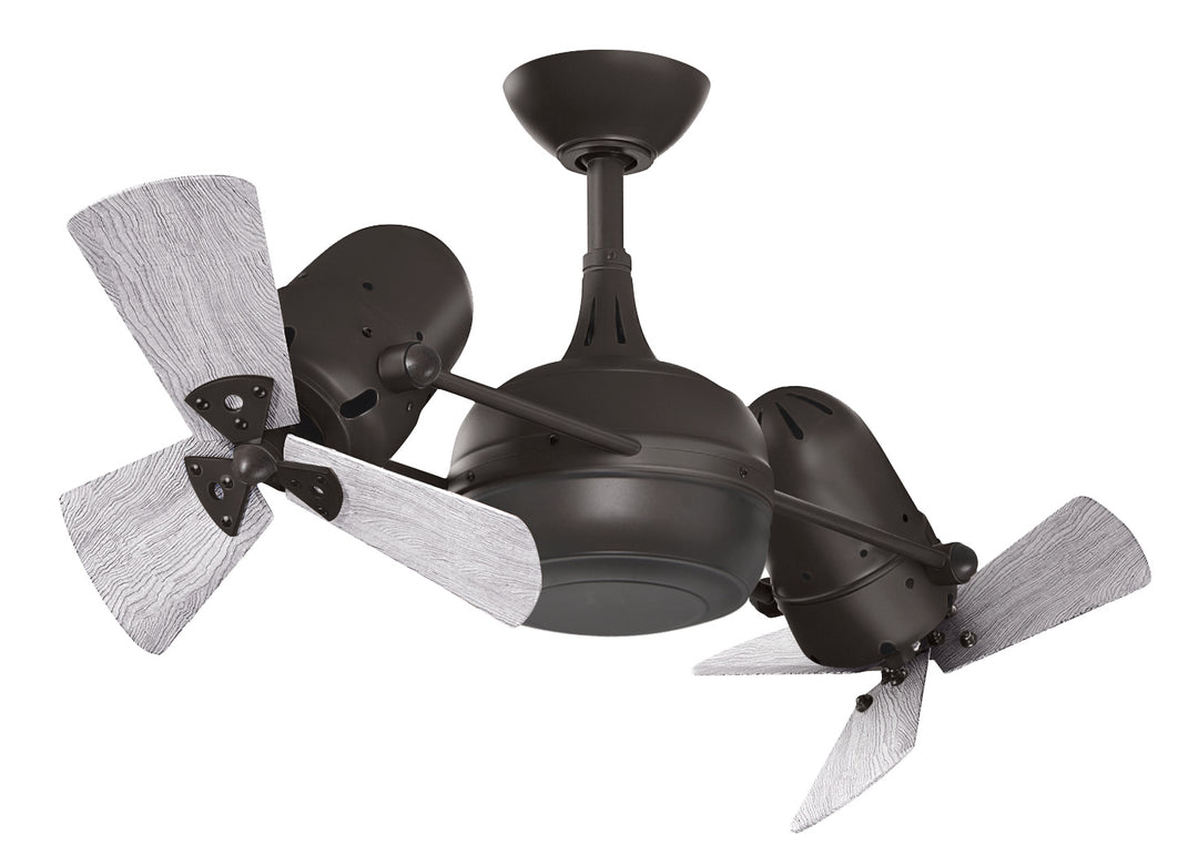 Matthews Fan Company Dagny Indoor/Outdoor Rotational Ceiling Fan with Remote