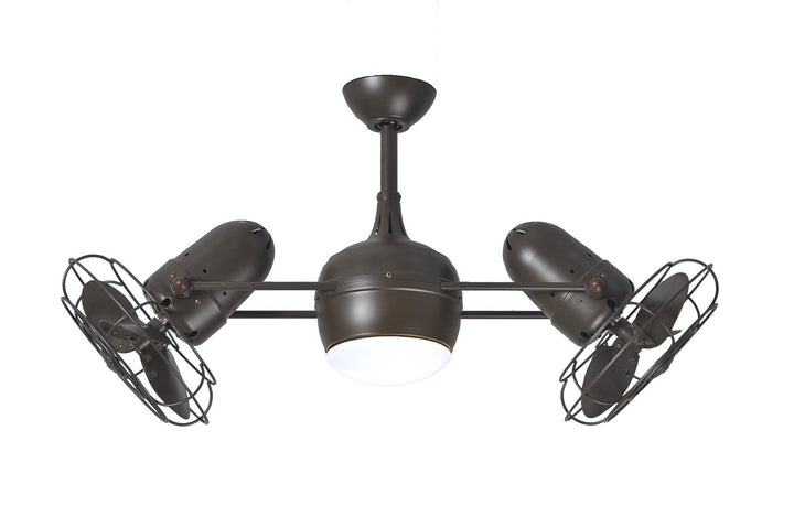 Matthews Fan Company Dagny LK 41" Indoor/Outdoor 18W LED Rotational Ceiling Fan with Remote