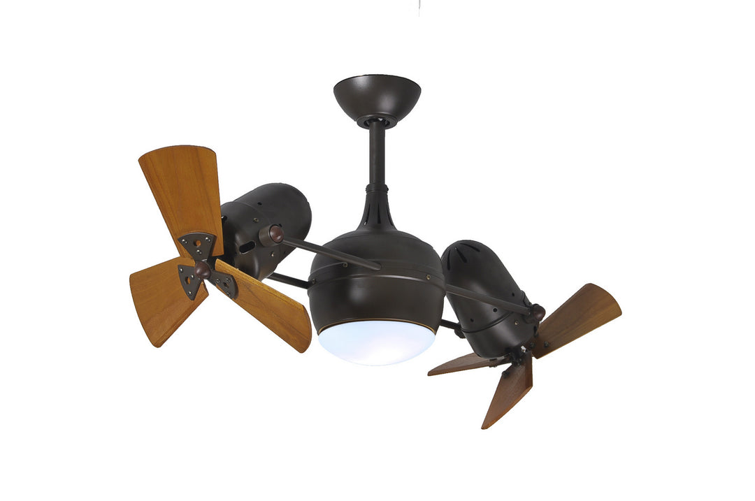 Matthews Fan Company Dagny LK 41" Indoor/Outdoor 18W LED Rotational Ceiling Fan with Remote