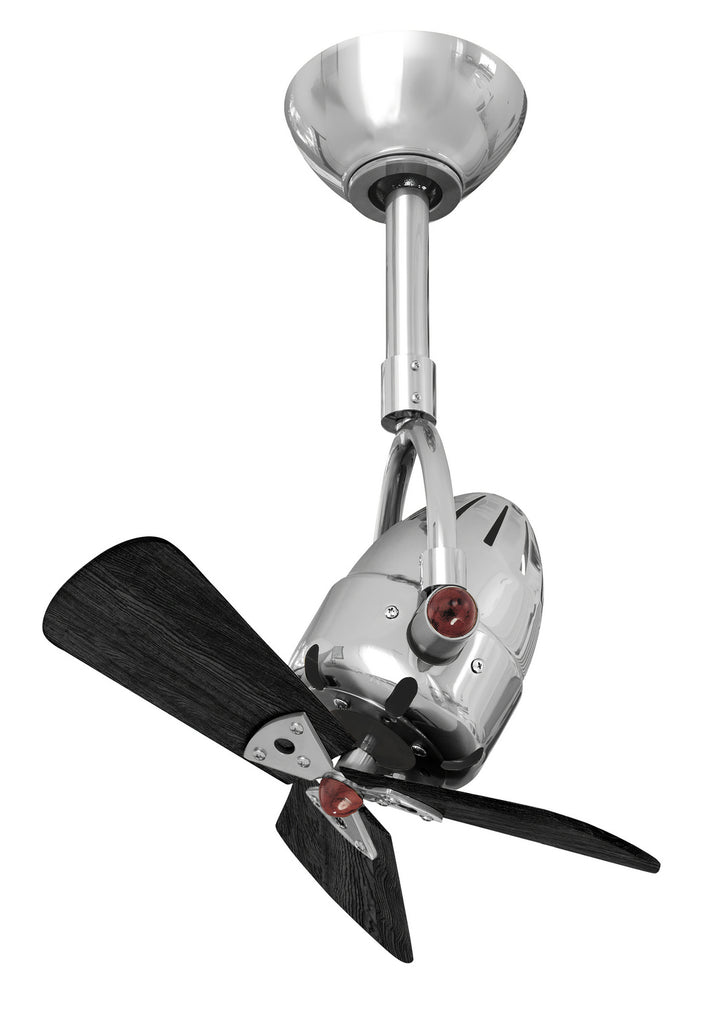 Matthews Fan Company Diane 16" Indoor/Outdoor Directional Ceiling Fan with Remote