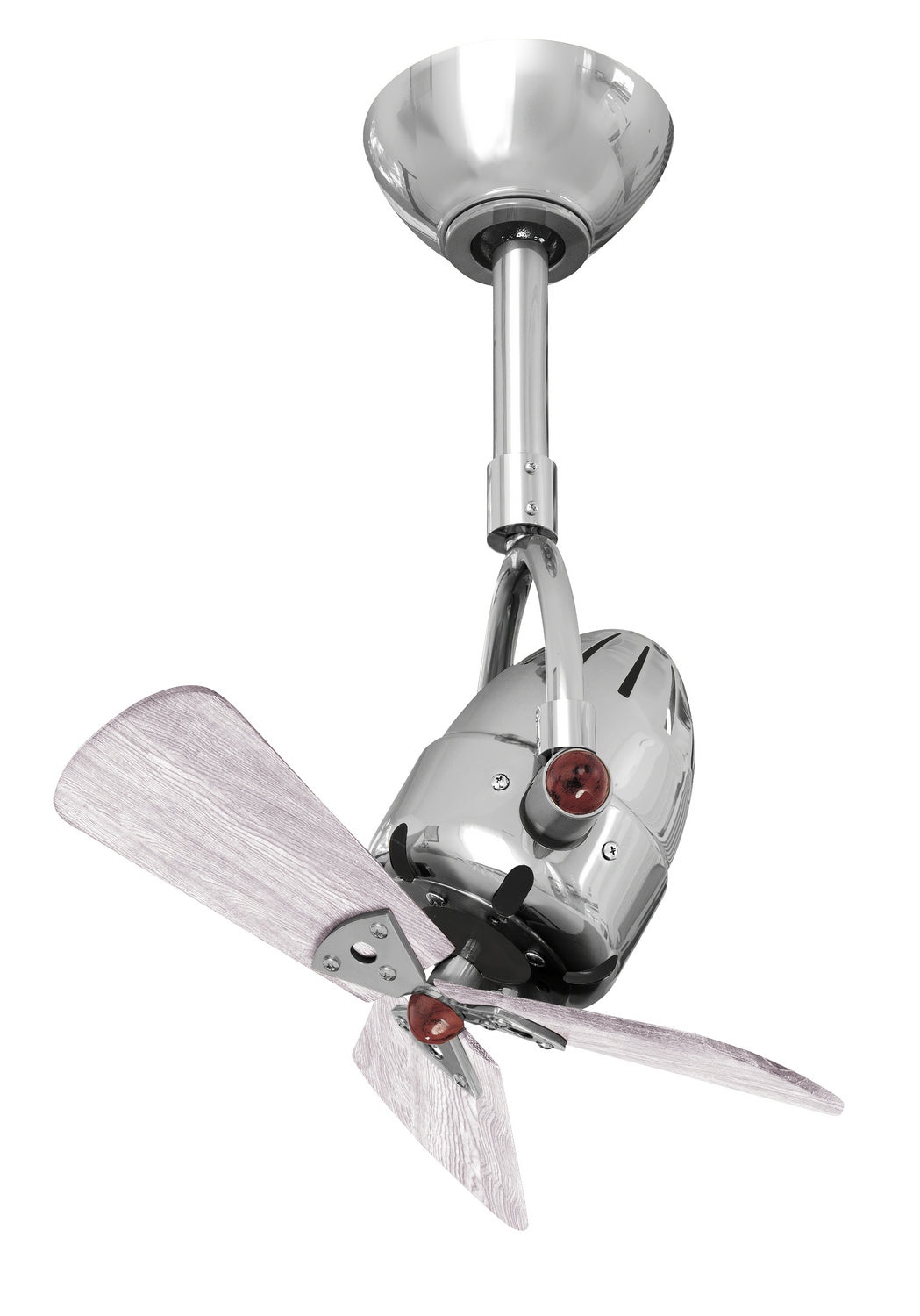 Matthews Fan Company Diane 16" Indoor/Outdoor Directional Ceiling Fan with Remote