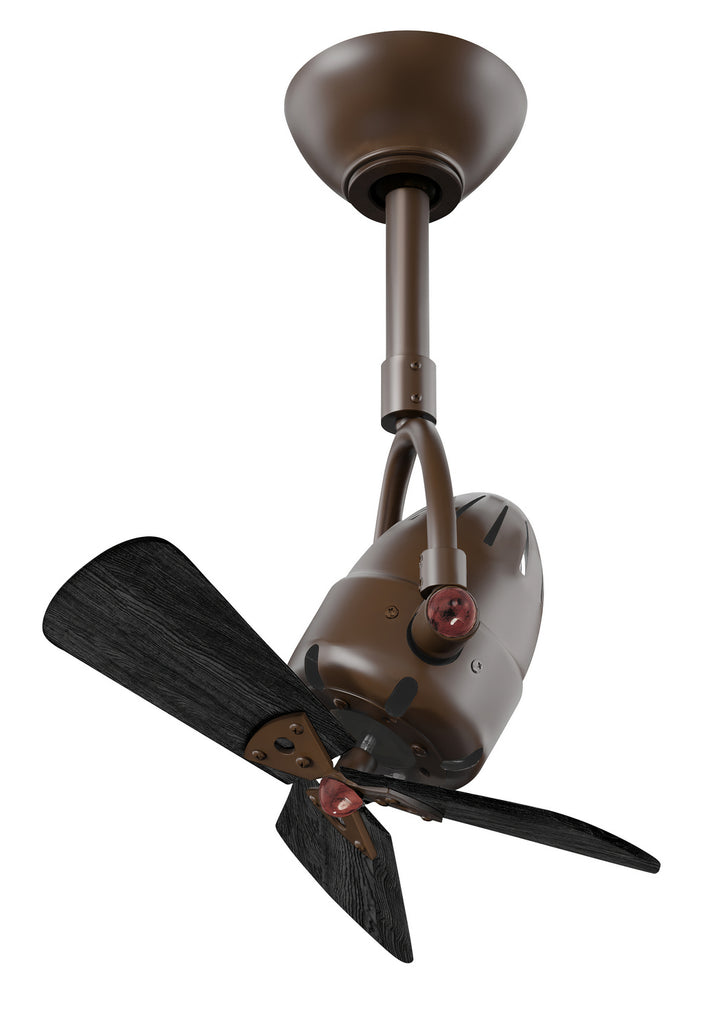 Matthews Fan Company Diane 16" Indoor/Outdoor Directional Ceiling Fan with Remote