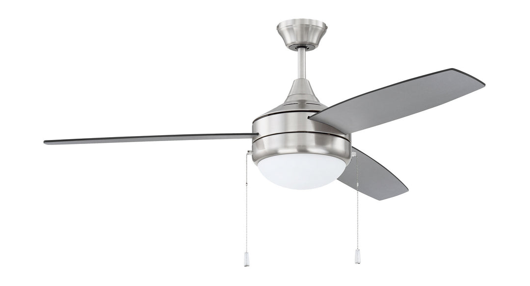 Craft Phaze Energy Star 3 Blade 52" Pull Chain DC Ceiling Fan with LED Light