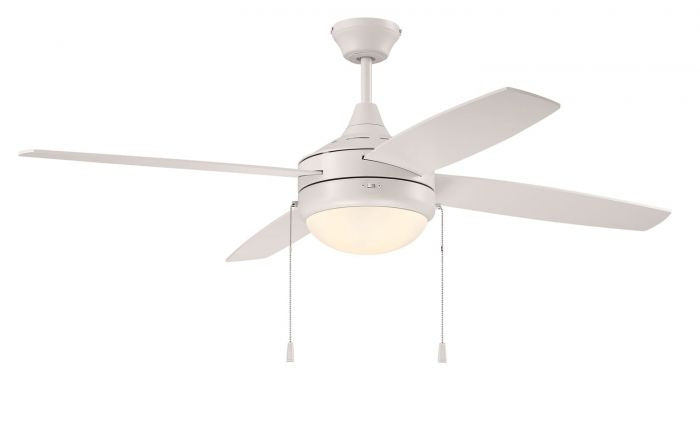 Craft Phaze Energy Star 4 Blade 52" Pull Chain DC Ceiling Fan with LED Light