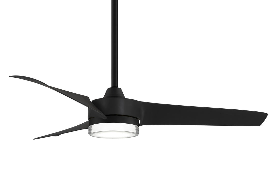 Minka Aire Veer 56" Ceiling Fan in with 16W LED Light and Remote Control