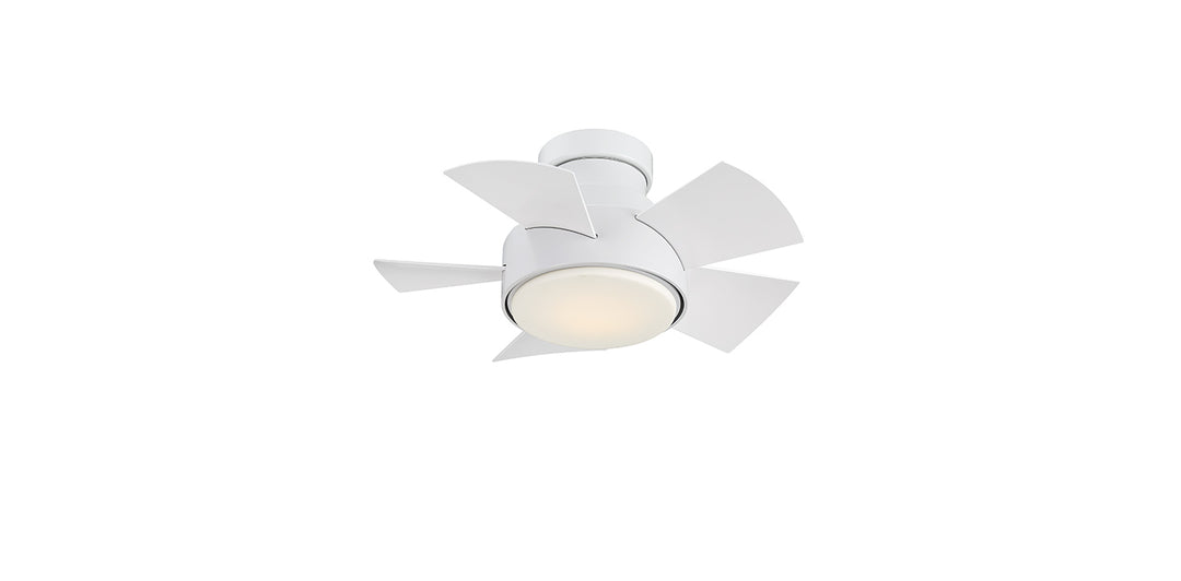 Modern Forms Fan Vox Flush Smart Outdoor DC Ceiling Fan with 23.5W CCT LED and Remote