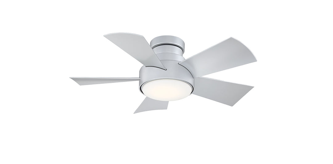 Modern Forms Fan Vox Flush Smart Outdoor DC Ceiling Fan with 23.5W CCT LED and Remote