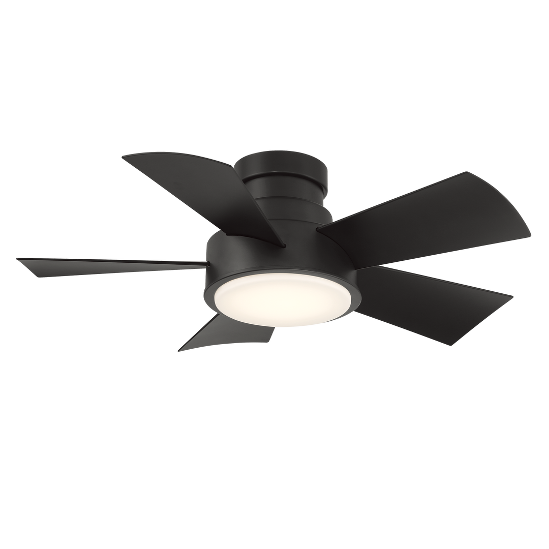 Modern Forms Fan Vox Flush Smart Outdoor DC Ceiling Fan with 23.5W CCT LED and Remote