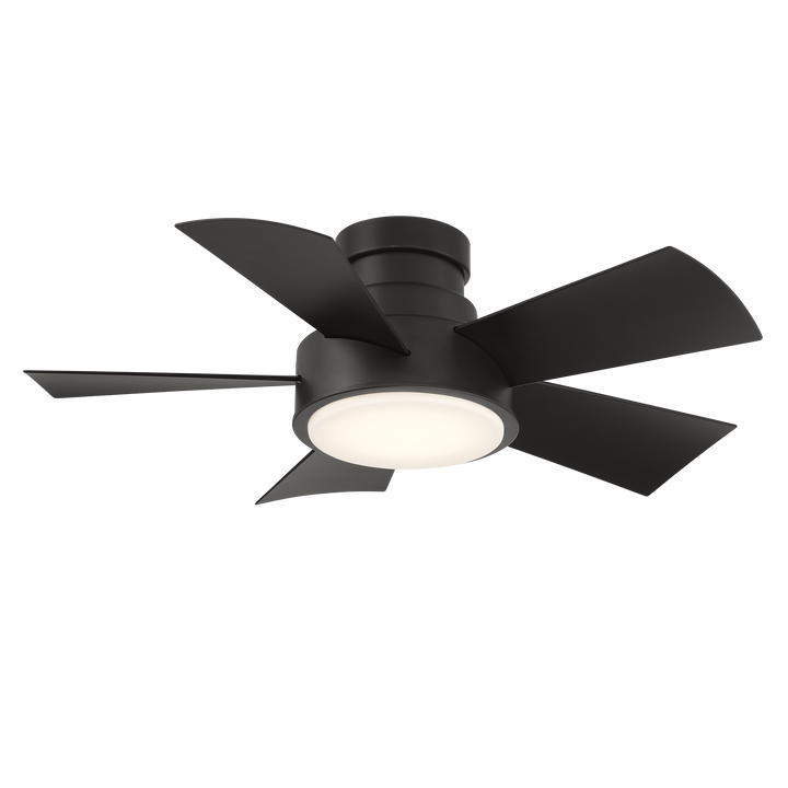 Modern Forms Fan Vox Flush Smart Outdoor DC Ceiling Fan with 23.5W CCT LED and Remote