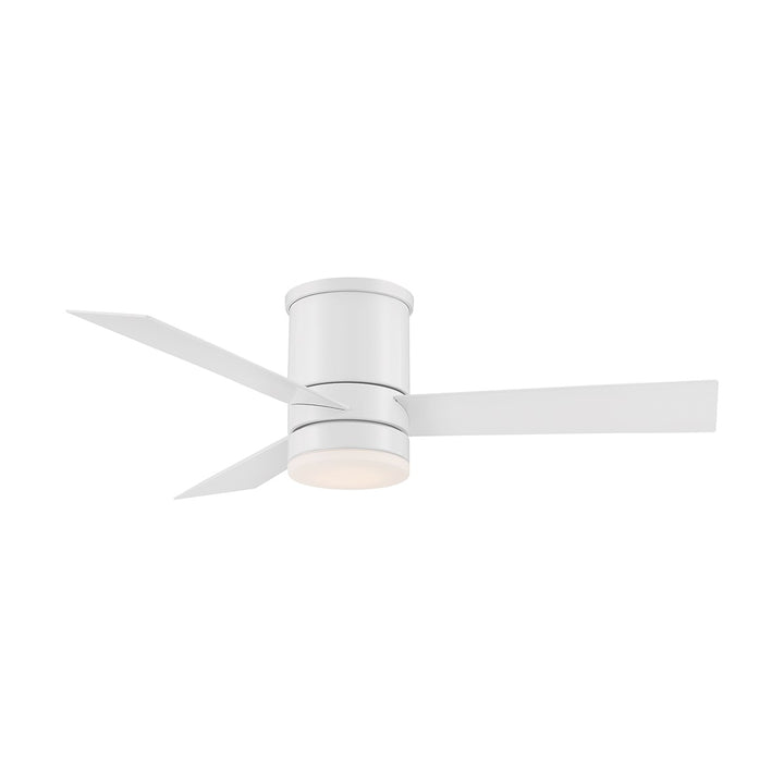 Modern Forms Fan Axis Smart Outdoor DC Flushmount Ceiling Fan with 19.5W CCT LED and Remote